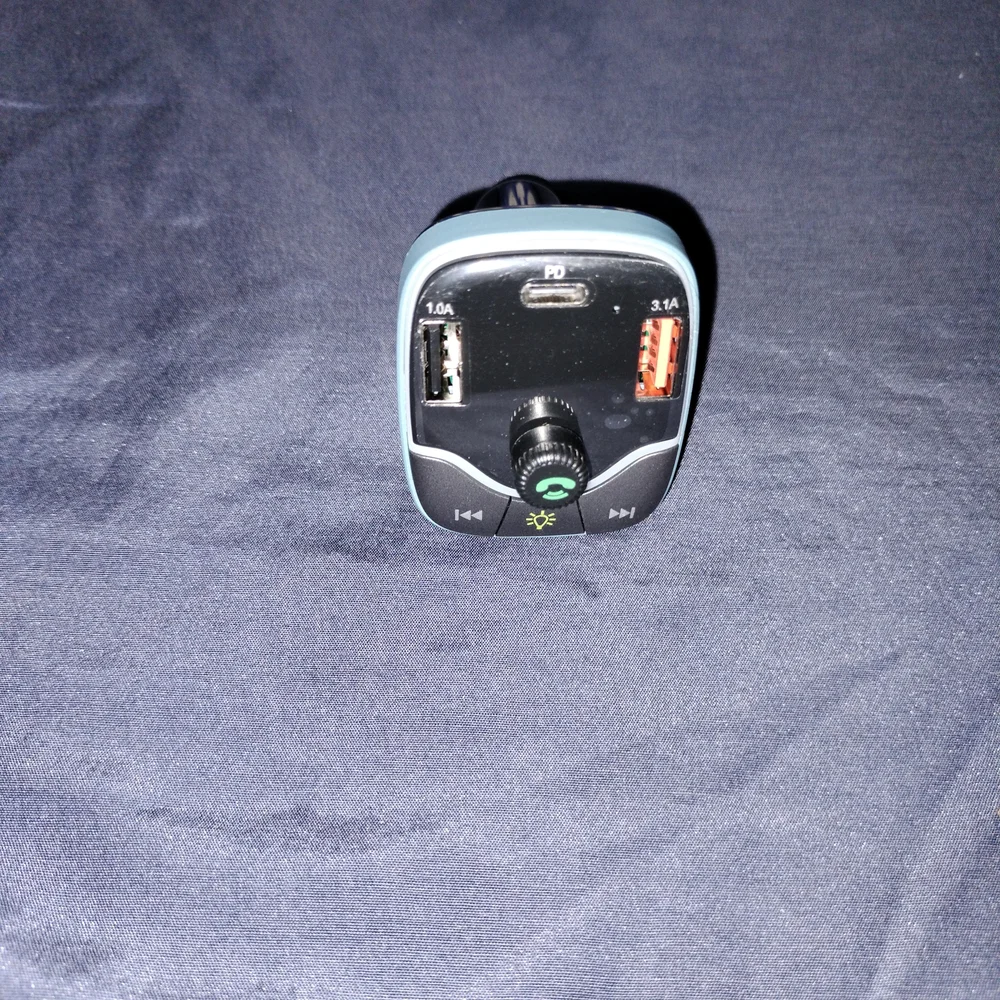 Bluetooth Car Charger with Dual USB Ports